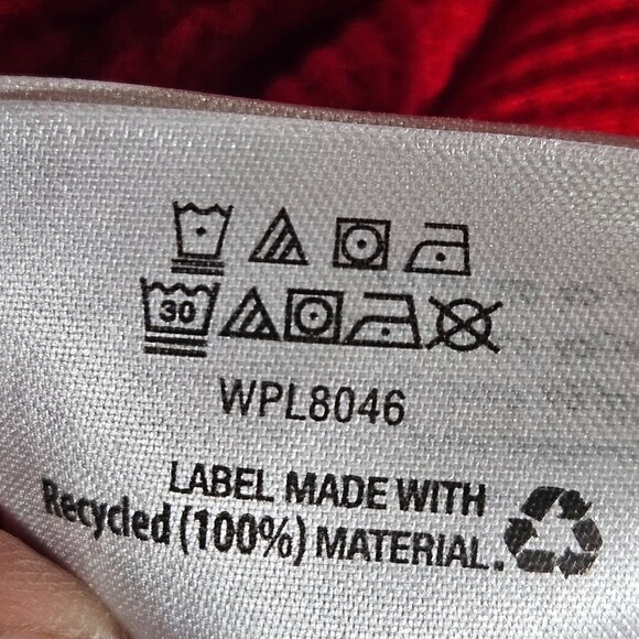 Karen Scott Sport Womens Red Waffle Knit Long Sleeve Pullover Size M Soft & Brea - Picture 12 of 15